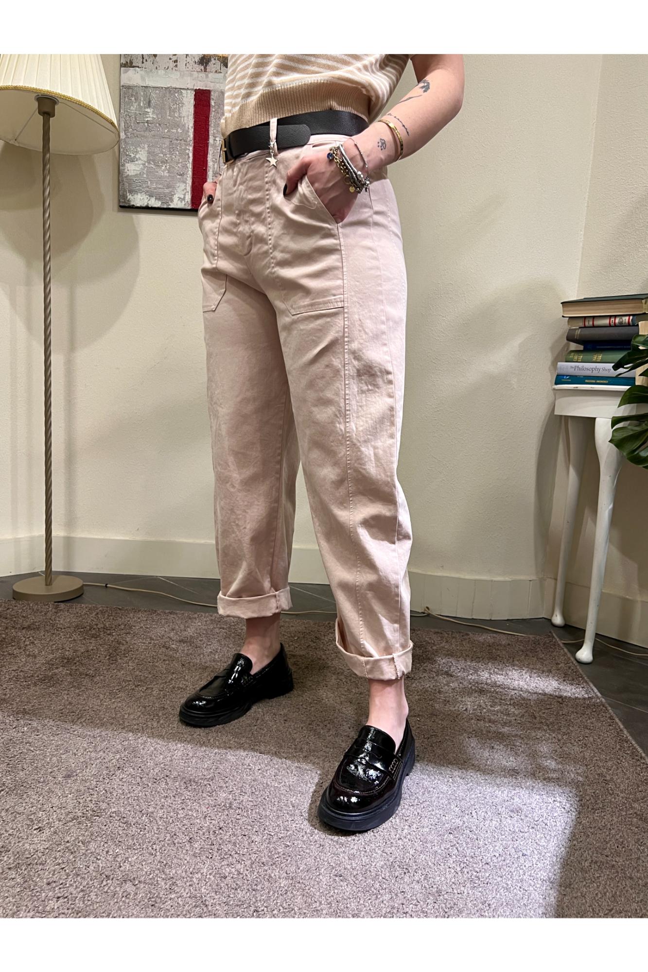 SUSY MIX Pantalone baloon Susy mix Cipria
