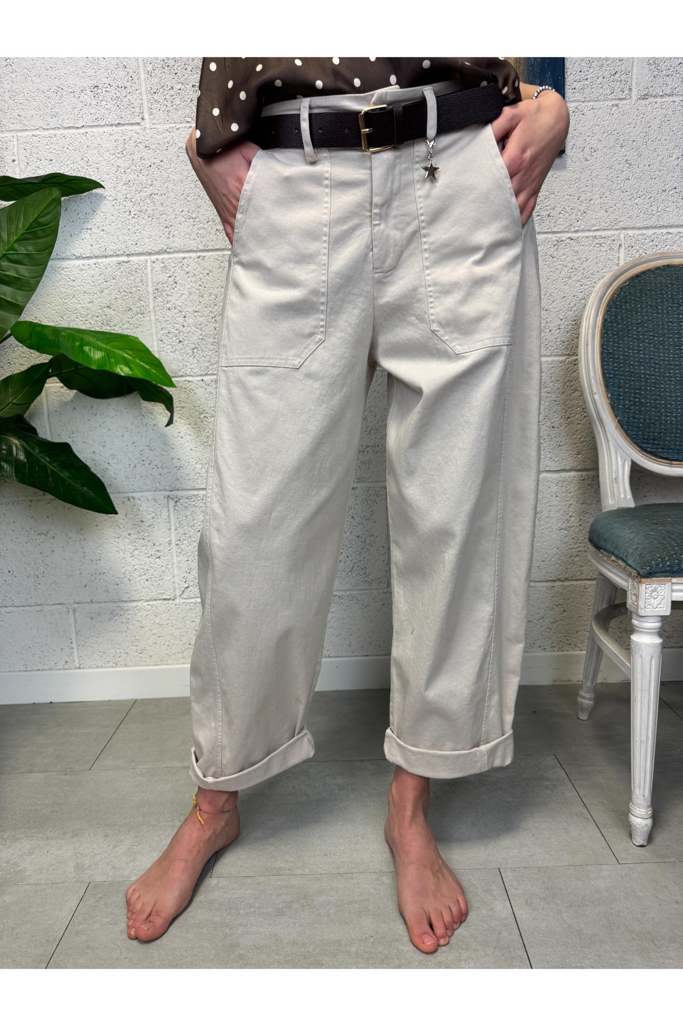 SUSY MIX Pantalone baloon Susy mix Sabbia