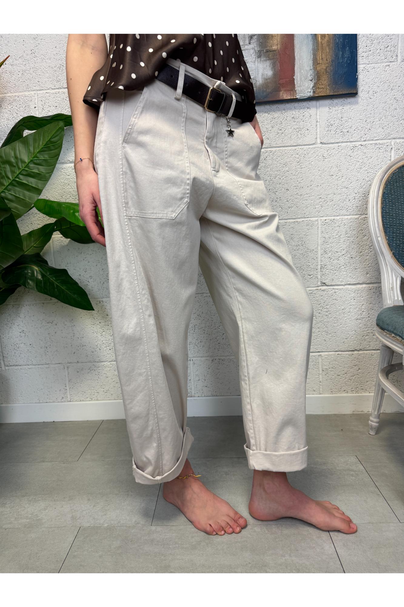 SUSY MIX Pantalone baloon Susy mix Sabbia