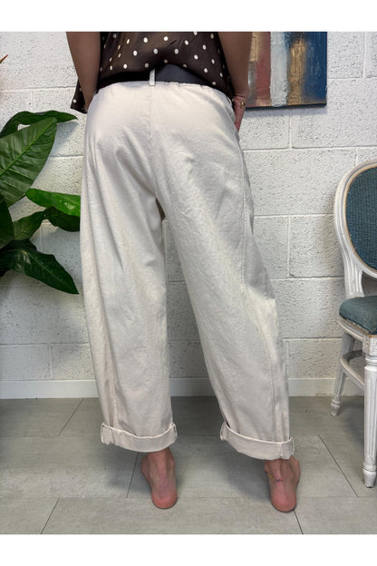 SUSY MIX Pantalone baloon Susy mix Sabbia