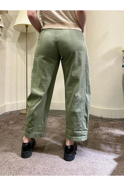 SUSY MIX Pantalone baloon Susy mix Verde militare