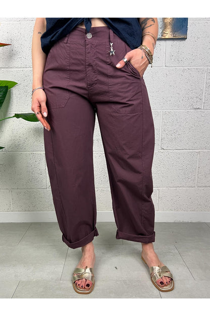 SUSY MIX Pantalone stellina paracadute Susy mix Fico