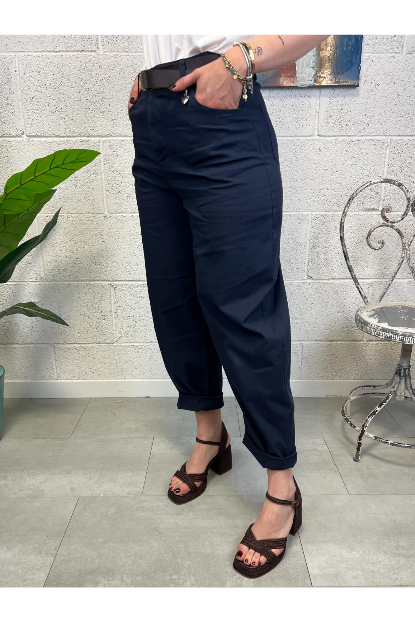 SUSY MIX Pantalone cuoricino baloon Susy mix Blu