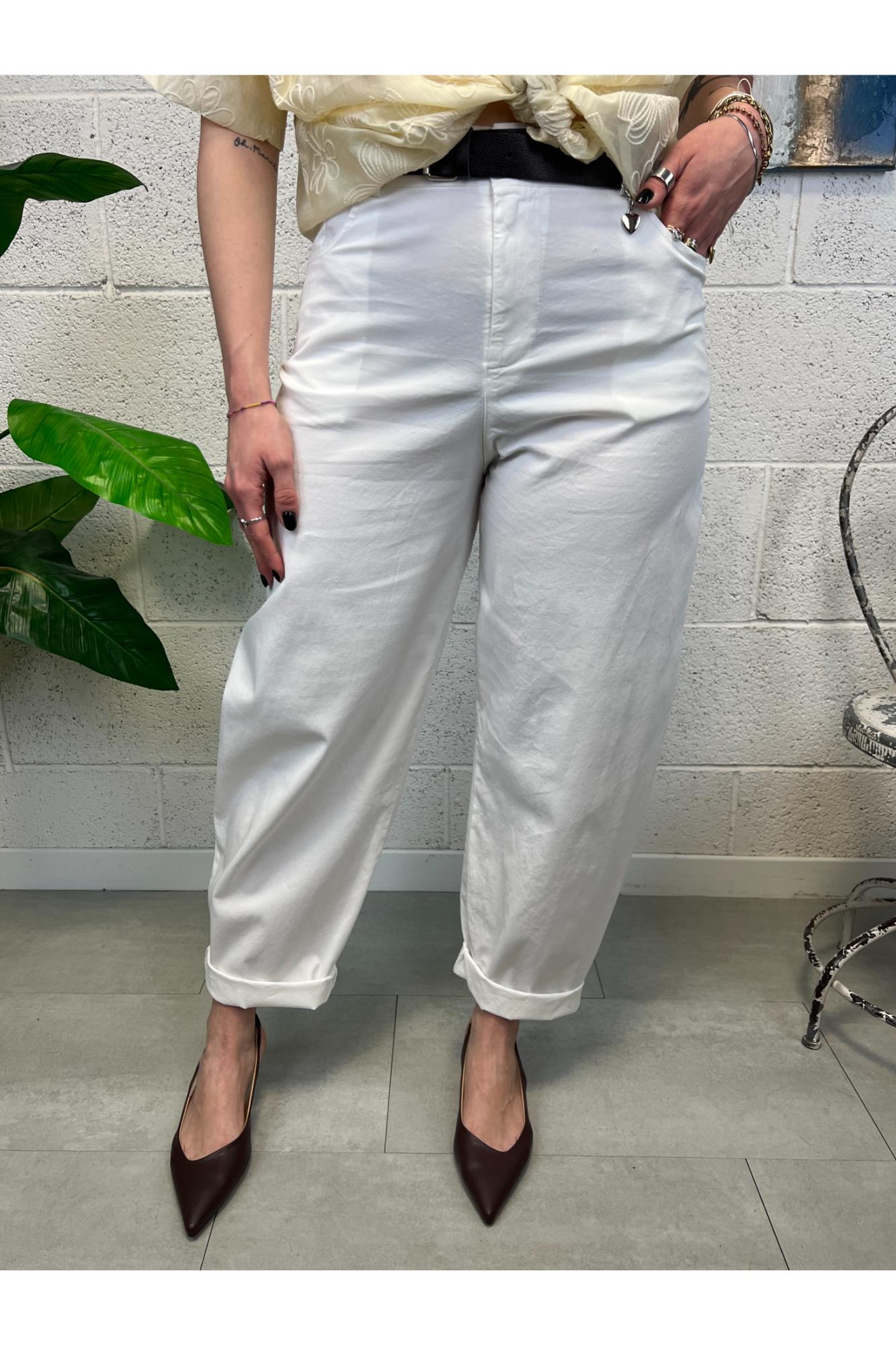 SUSY MIX Pantalone cuoricino baloon Susy mix Latte