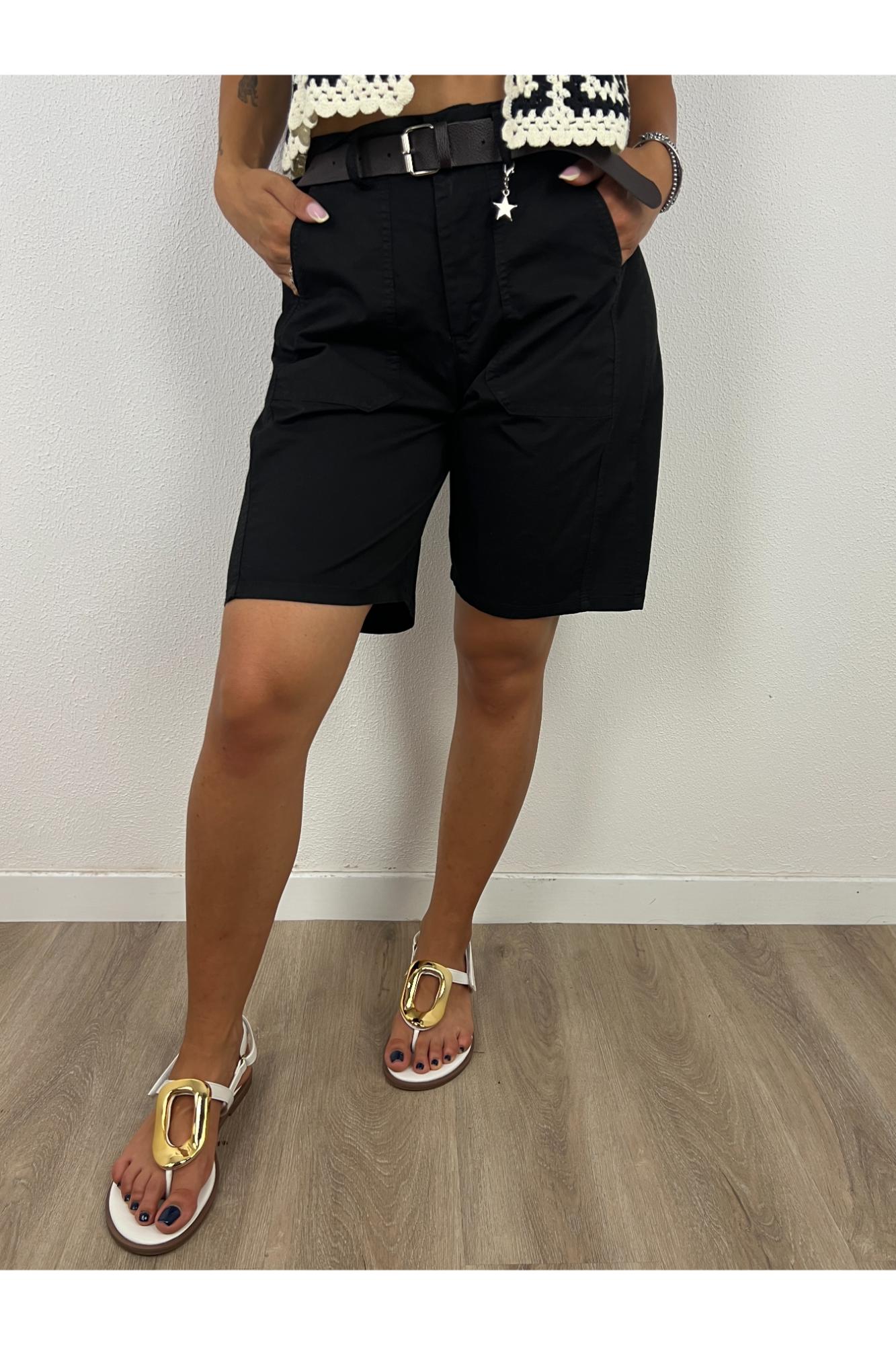 SUSY MIX Bermuda stelliana Susy mix Nero