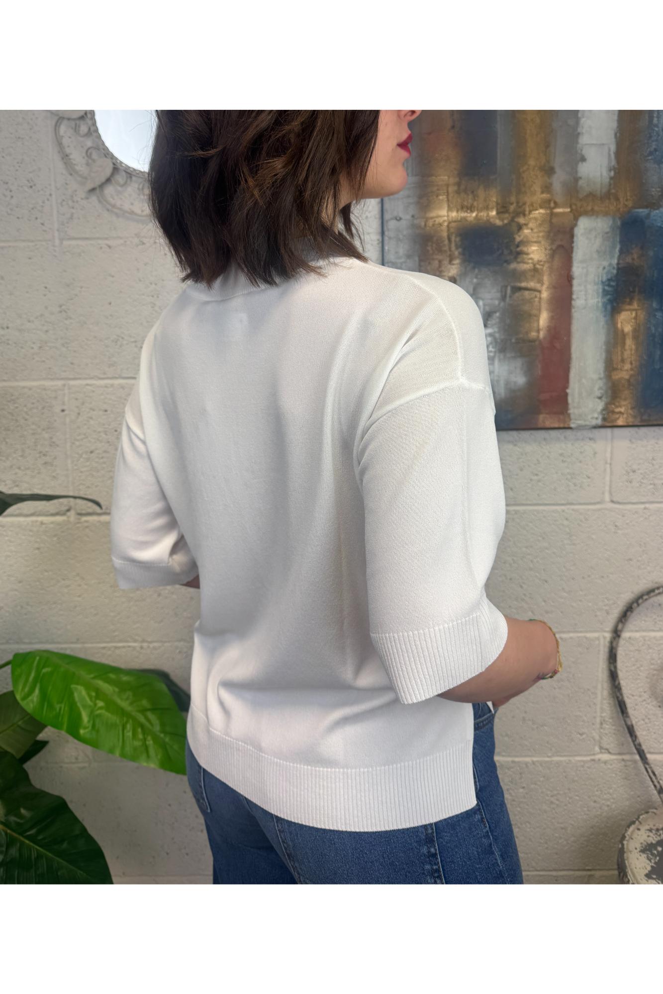 SUSY MIX Maglia a barca Susy mix Ecru