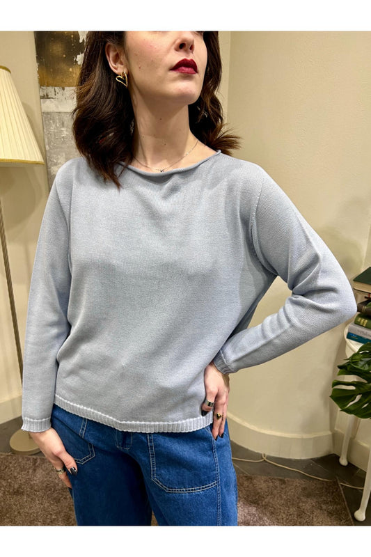 SUSY MIX Maglia a barca Susy mix Celeste