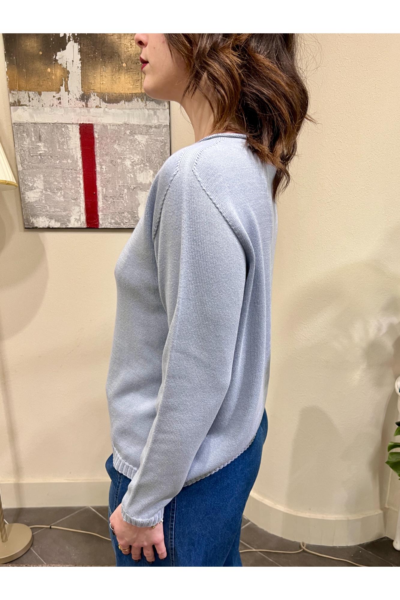 SUSY MIX Maglia a barca Susy mix Celeste