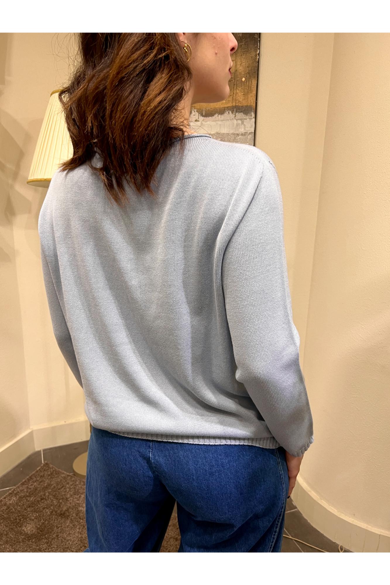 SUSY MIX Maglia a barca Susy mix Celeste