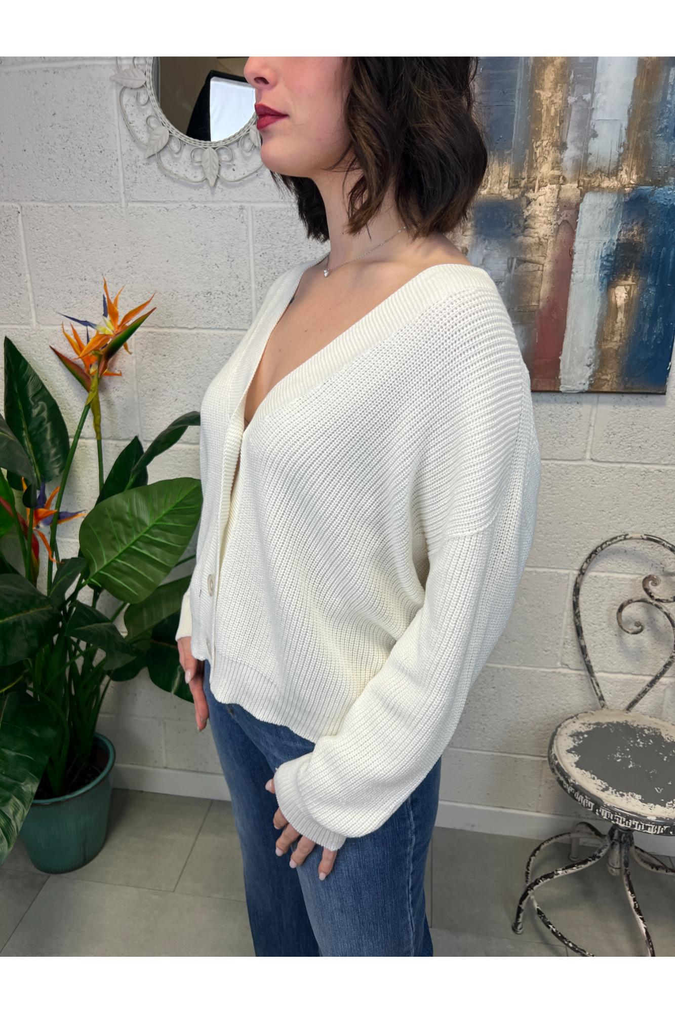 SUSY MIX Cardigan lungo Susy mix Ecru