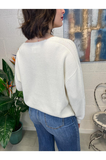 SUSY MIX Cardigan lungo Susy mix Ecru