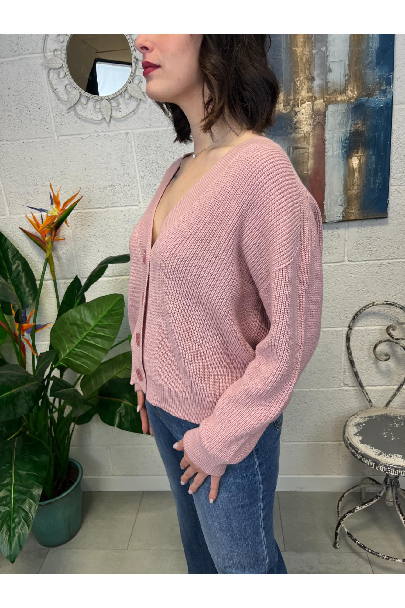 SUSY MIX Cardigan lungo Susy mix Rosa