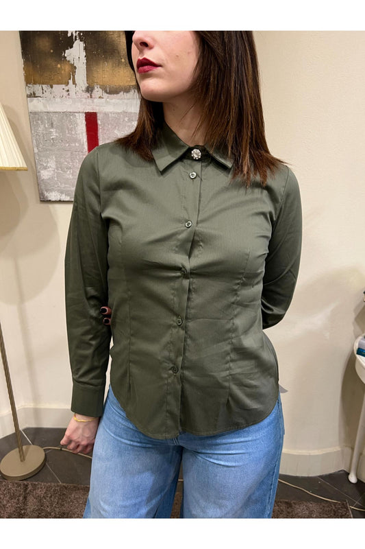 SUSY MIX Camicia gioiello Susy mix Verde militare