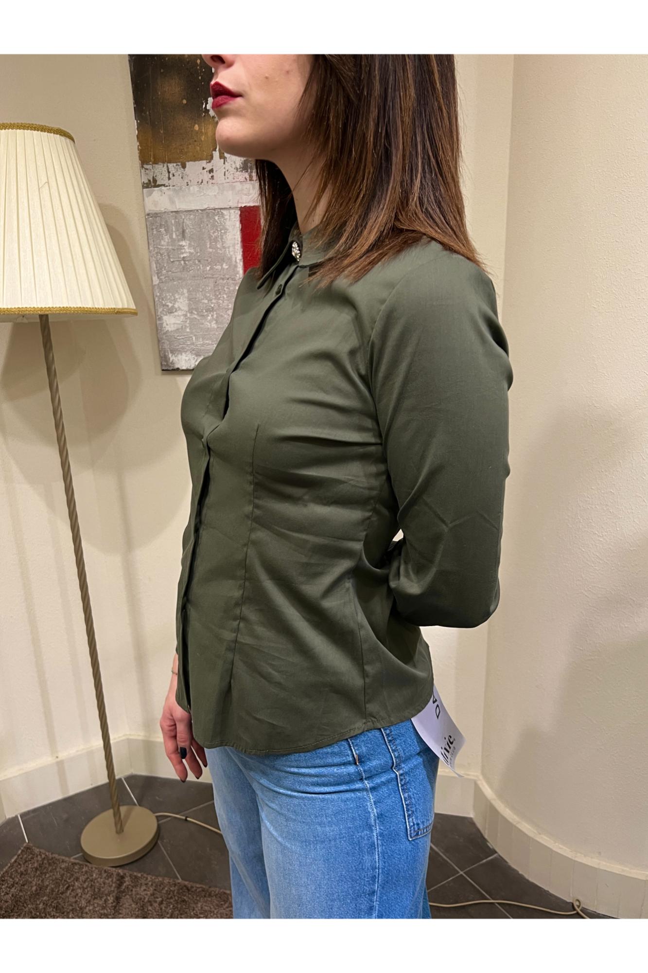 SUSY MIX Camicia gioiello Susy mix Verde militare