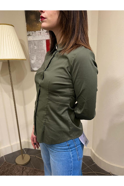 SUSY MIX Camicia gioiello Susy mix Verde militare