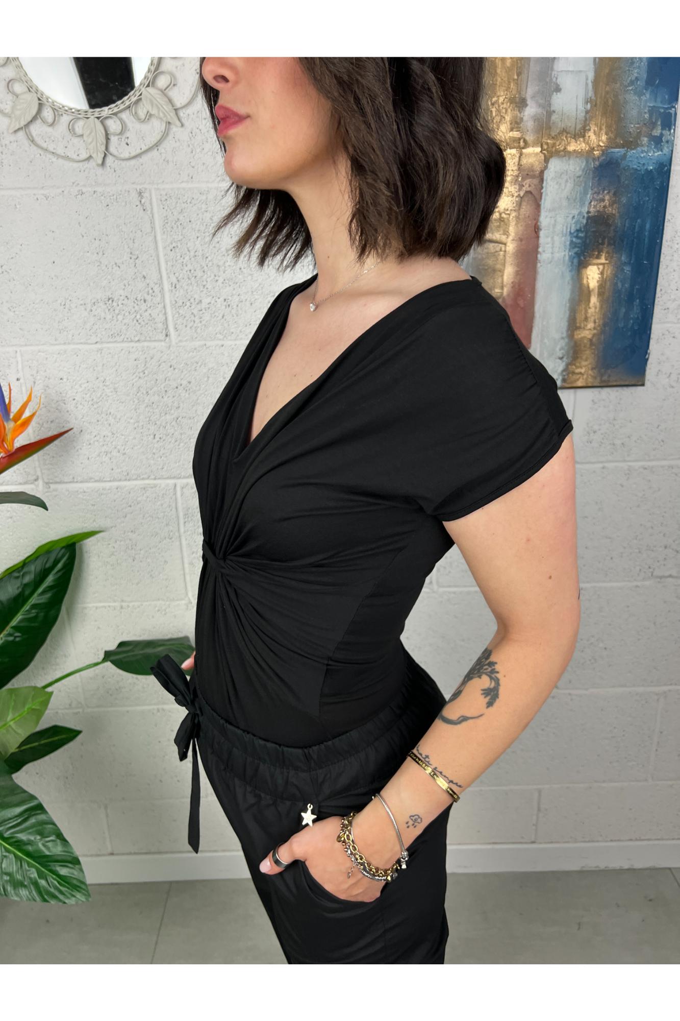 SUSY MIX Maglia con nodo Susy mix Nero