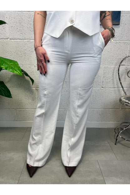 SUSY MIX Completo gilet e pantalone Susy mix Bianco