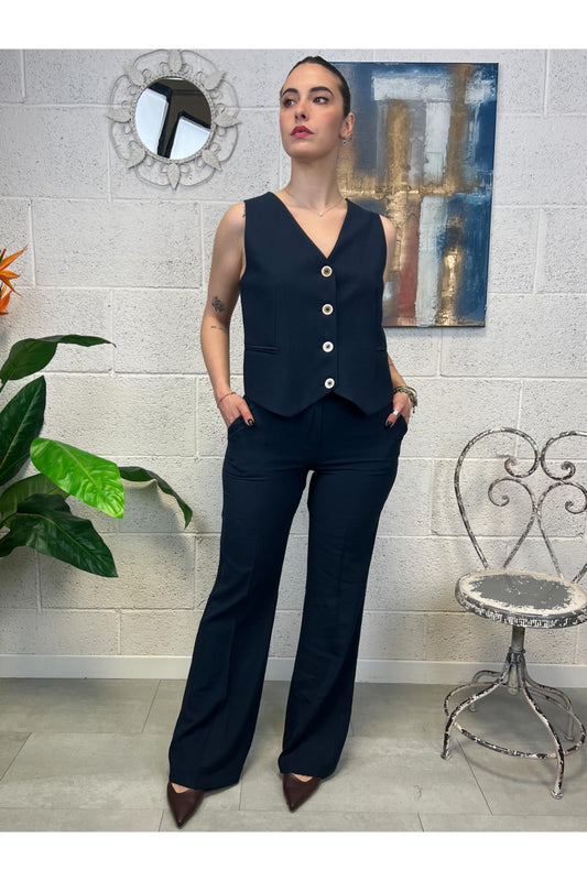 SUSY MIX Completo gilet e pantalone Susy mix Blu