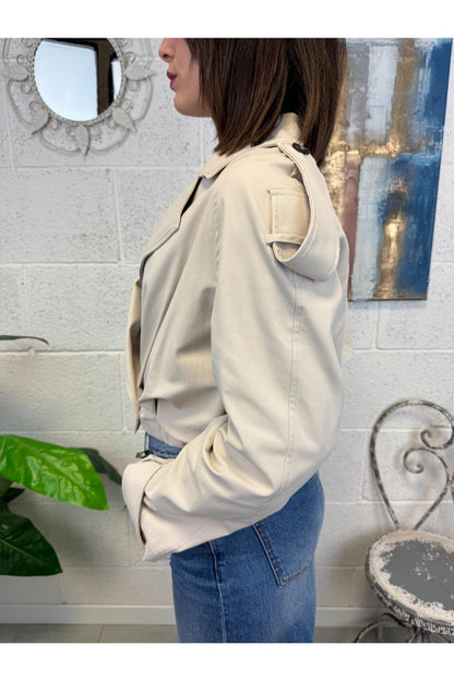 SUSY MIX Trench corto Susy mix Beige