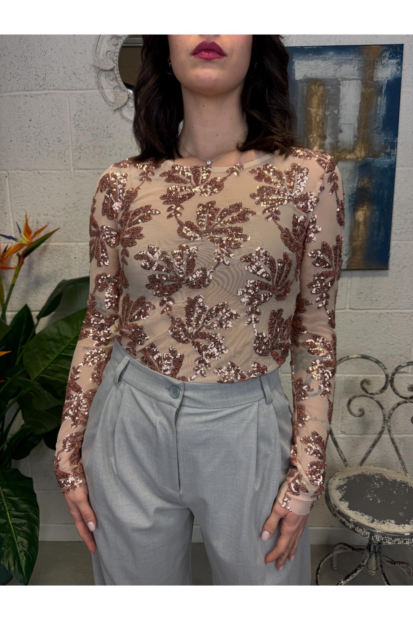 SUSY MIX Maglia con paillettes Susy mix Rosa