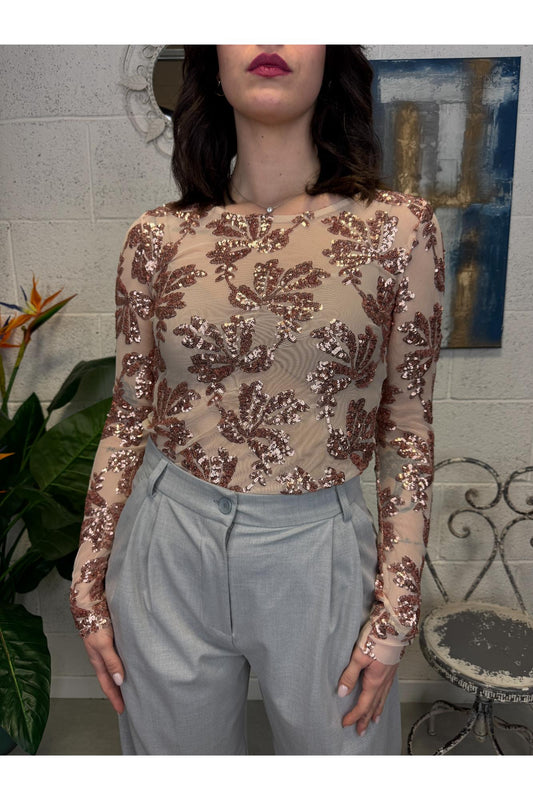 SUSY MIX Maglia con paillettes Susy mix Rosa