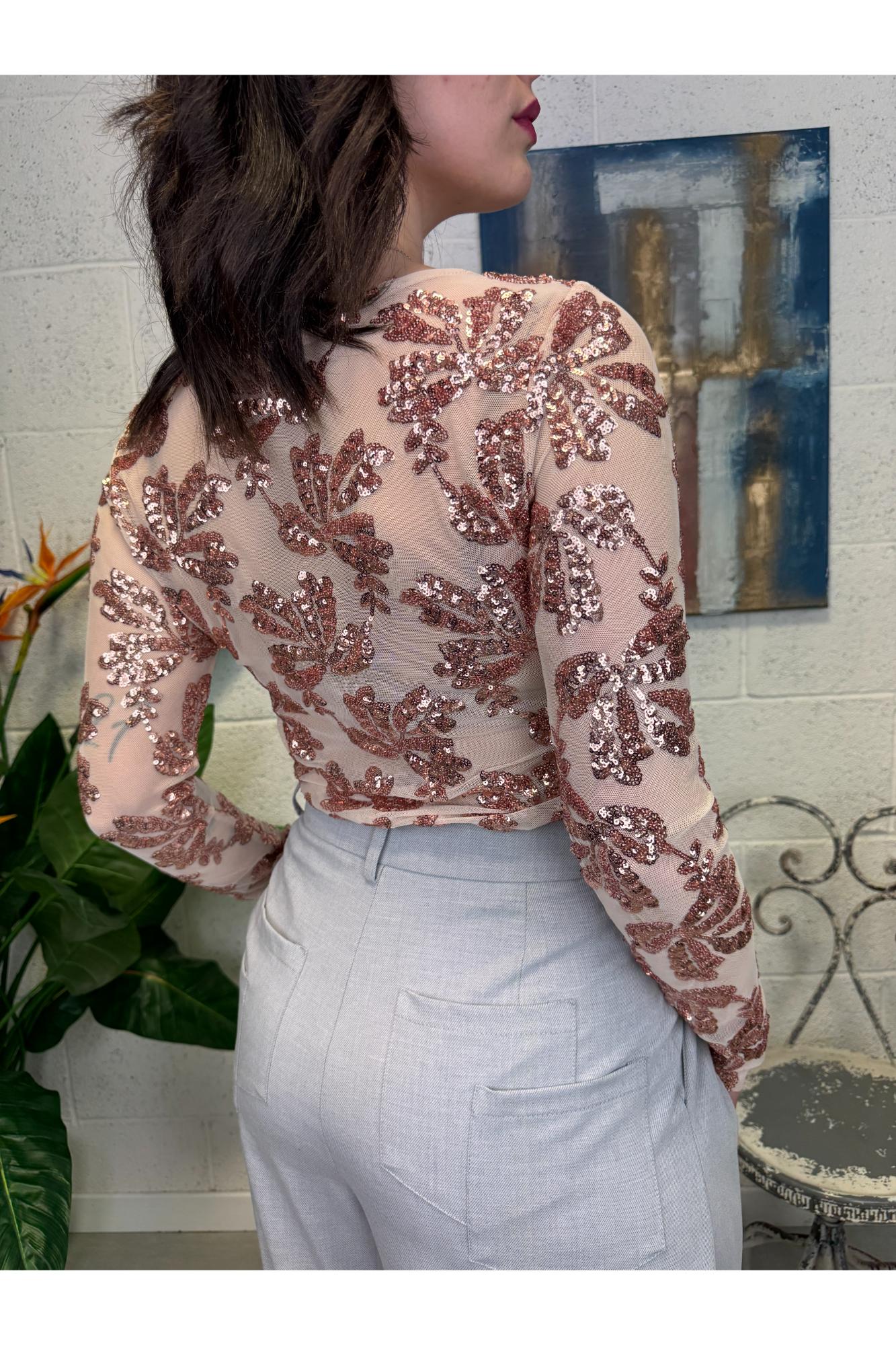 SUSY MIX Maglia con paillettes Susy mix Rosa