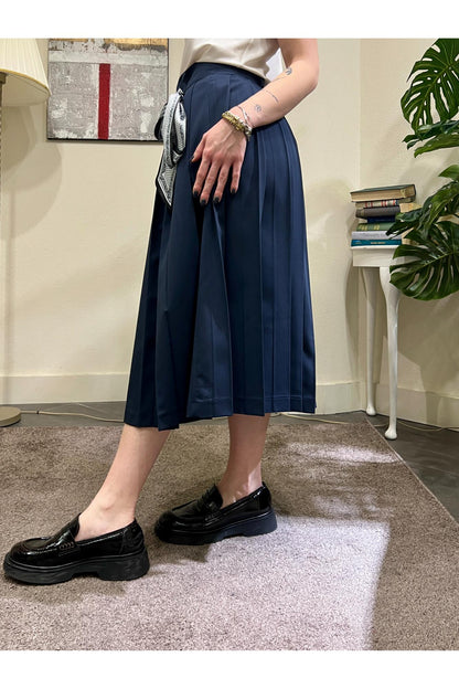 SUSY MIX Gonna a pieghe Susy mix Blu