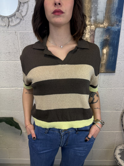 METOO Camicia ricamata Metoo Blu