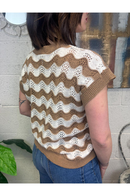 SUSY MIX Maglia ondina Susy mix Beige