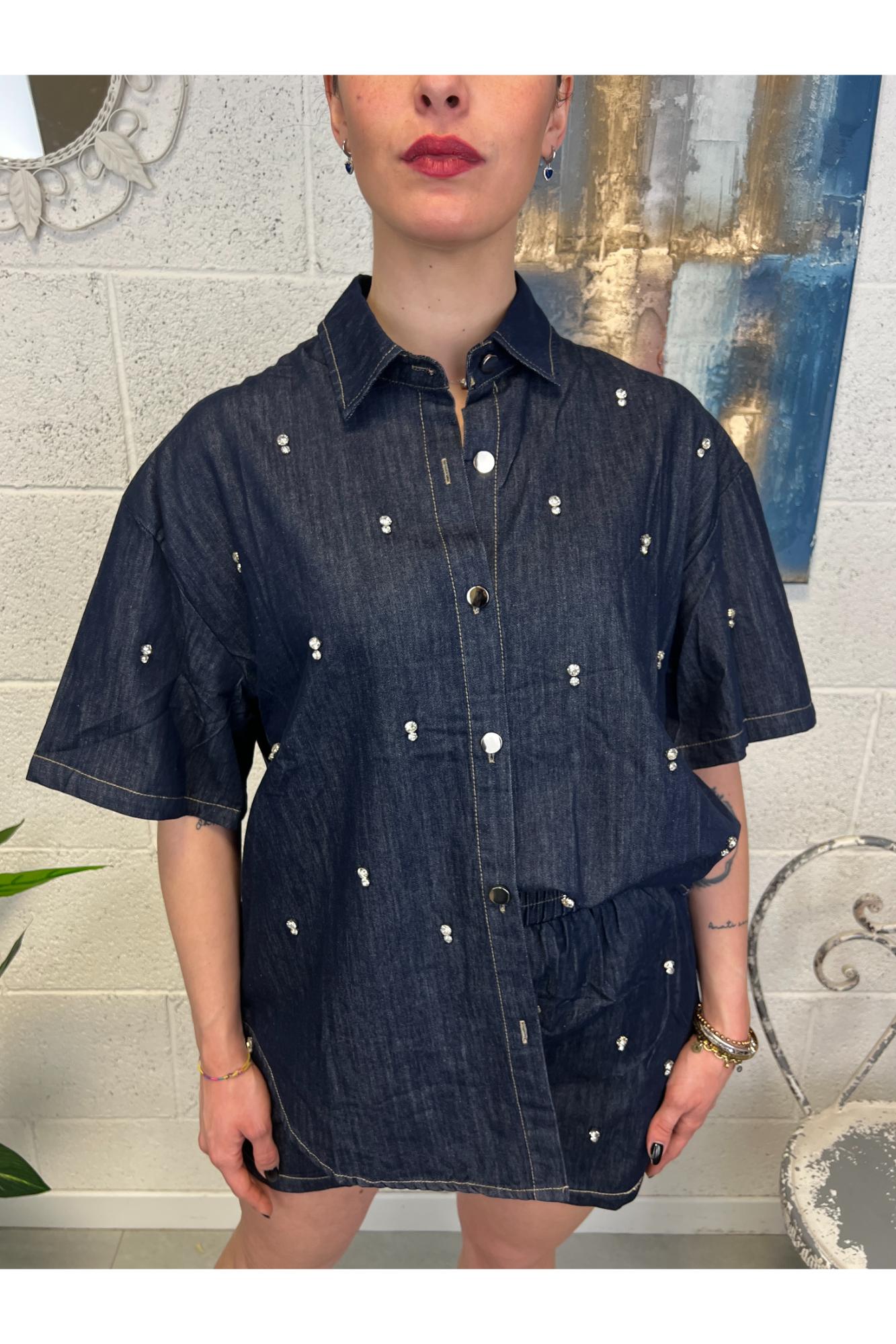 SUSY MIX Completo camicia e short Susy mix Jeans
