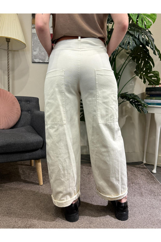 SUSY MIX Pantalone tascone Susy mix Burro