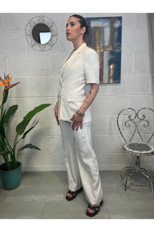 SUSY MIX Pantalone a palazzo Susy mix Latte