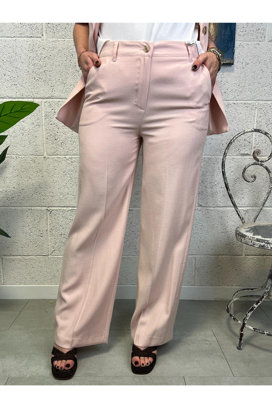 SUSY MIX Pantalone a palazzo Susy mix Rosa