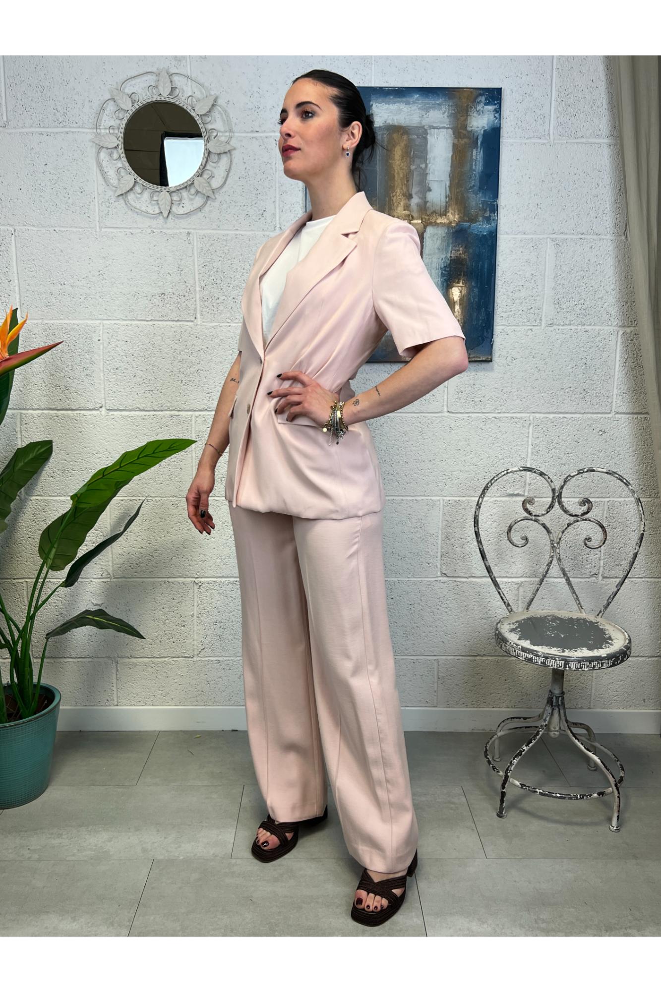 SUSY MIX Pantalone a palazzo Susy mix Rosa