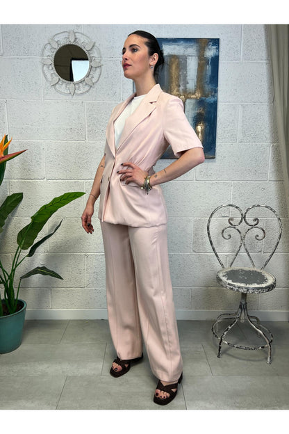 SUSY MIX Pantalone a palazzo Susy mix Rosa