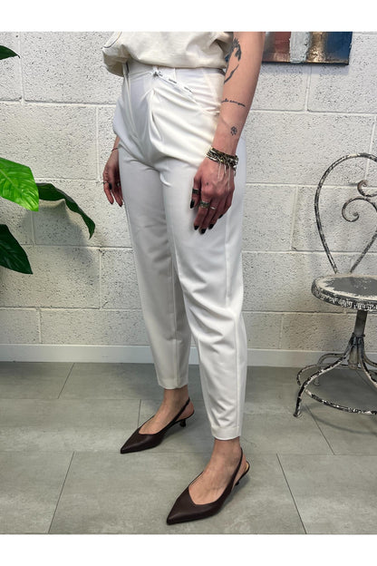 SUSY MIX Pantalone dritto Susy mix Latte