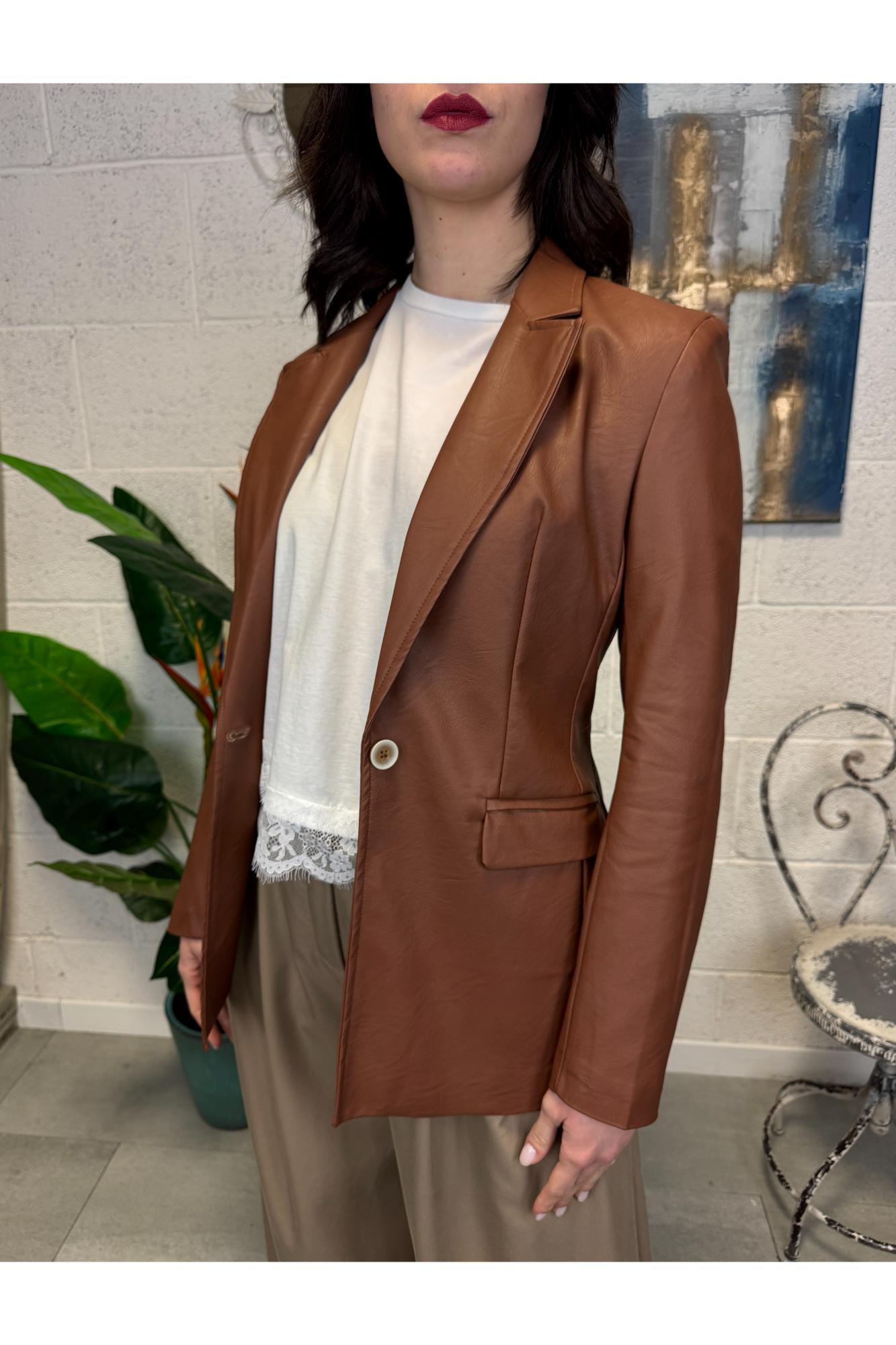 SUSY MIX Giacca eco Susy mix Cuoio