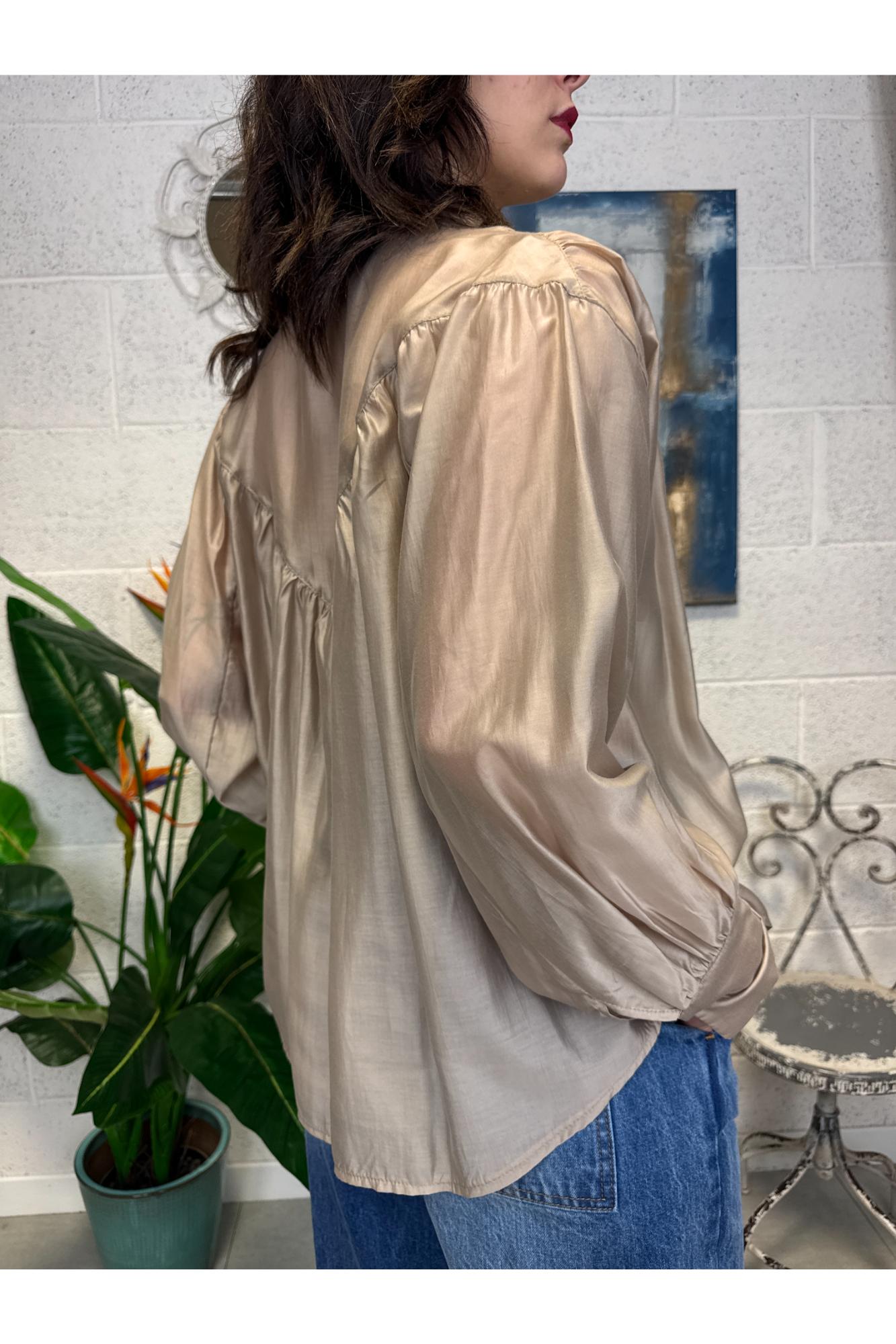 SUSY MIX Camicia velata Susy mix Beige