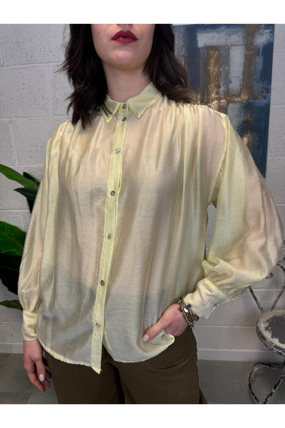 SUSY MIX Camicia velata Susy mix Giallo