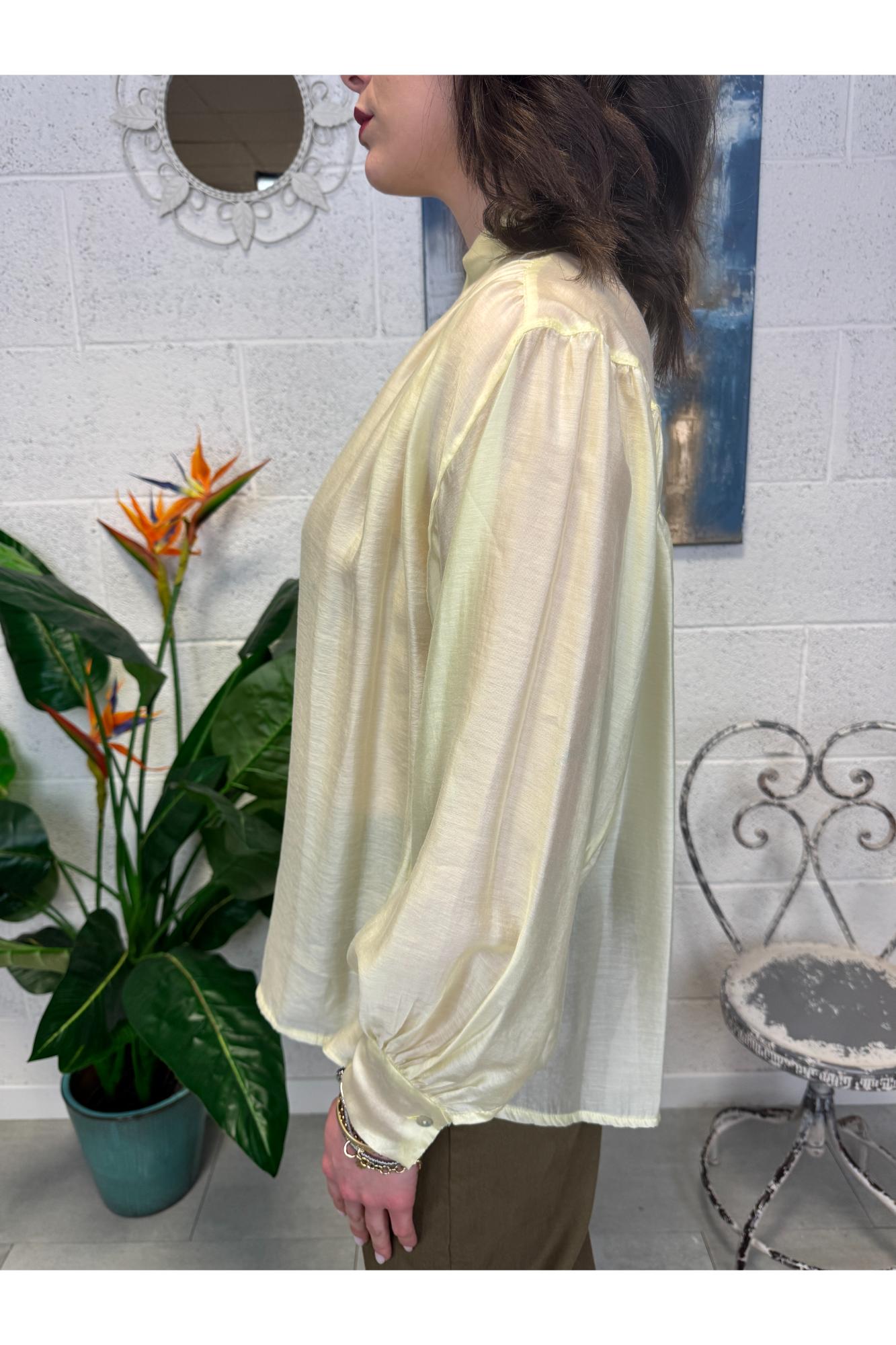 SUSY MIX Camicia velata Susy mix Giallo