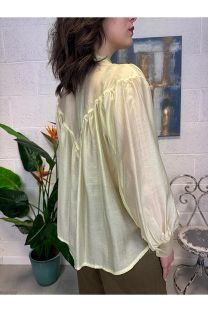 SUSY MIX Camicia velata Susy mix Giallo