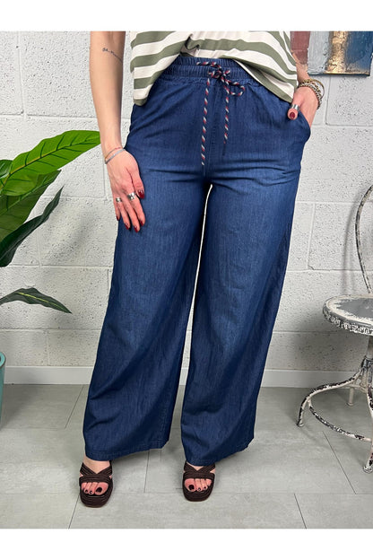 SUSY MIX Pantalone in tela di jeans Susy mix Blu