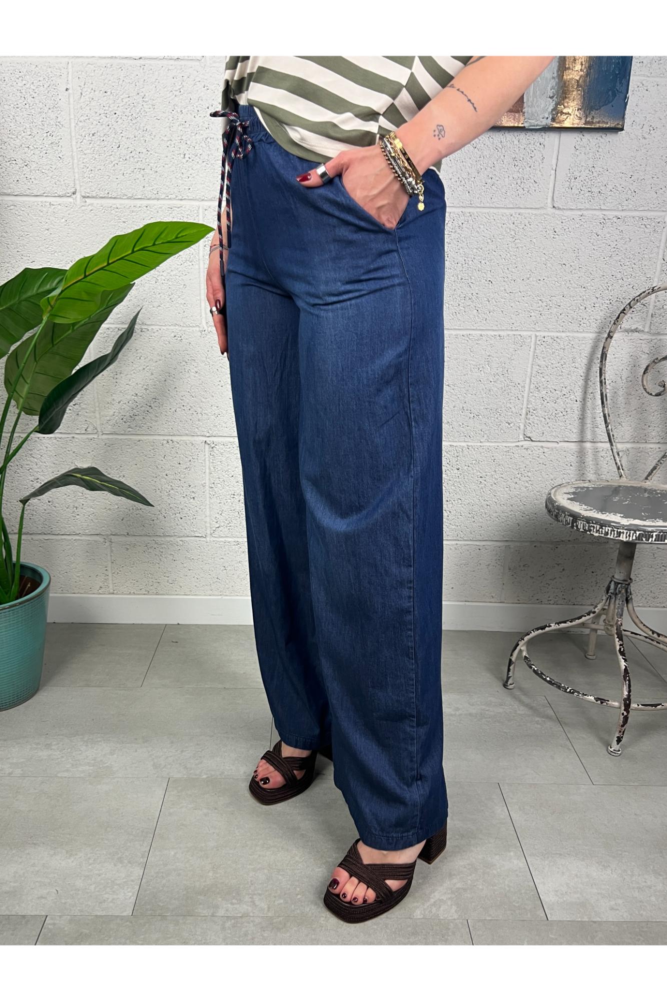 SUSY MIX Pantalone in tela di jeans Susy mix Blu