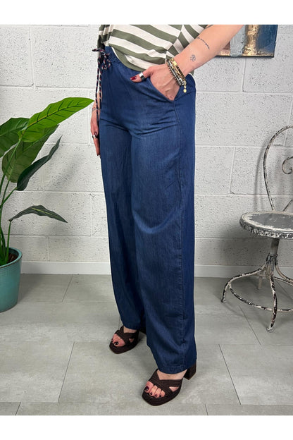 SUSY MIX Pantalone in tela di jeans Susy mix Blu