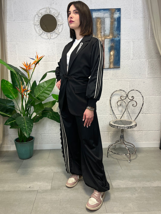 SUSY MIX Giacca con alamanri Susy mix Nero