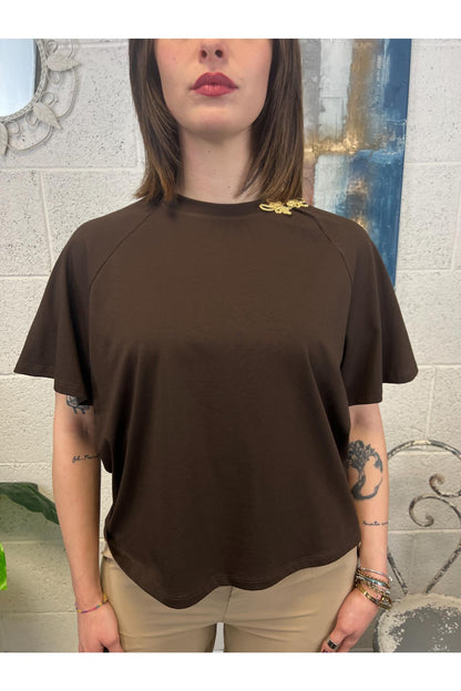 SUSY MIX T-shirt con gancio Susy mix Moro