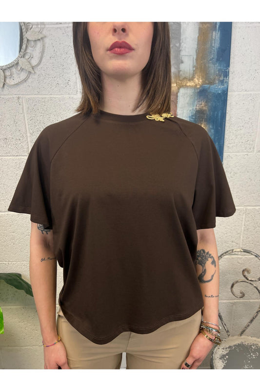 SUSY MIX T-shirt con gancio Susy mix Moro