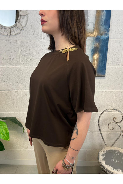 SUSY MIX T-shirt con gancio Susy mix Moro