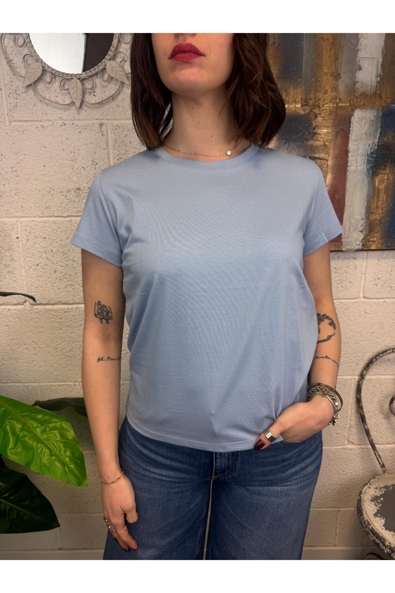 SUSY MIX T-shirt base Susy mix Celeste