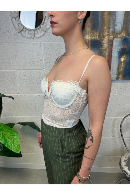 SUSY MIX Body di pizzo Susy mix Latte